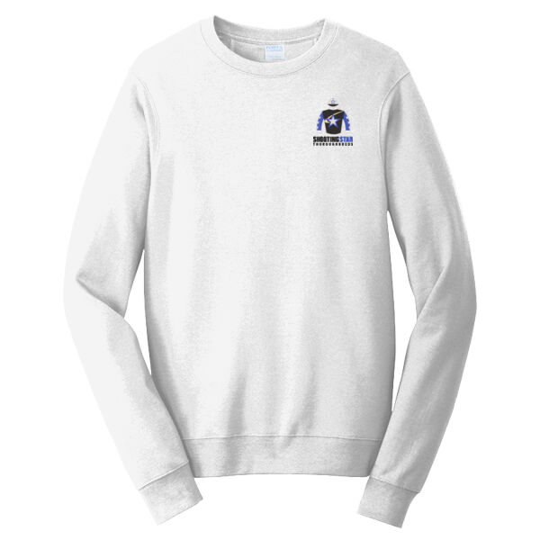 Shooting Star - Embroidery Fan Favorite Fleece Crewneck Sweatshirt Thumbnail
